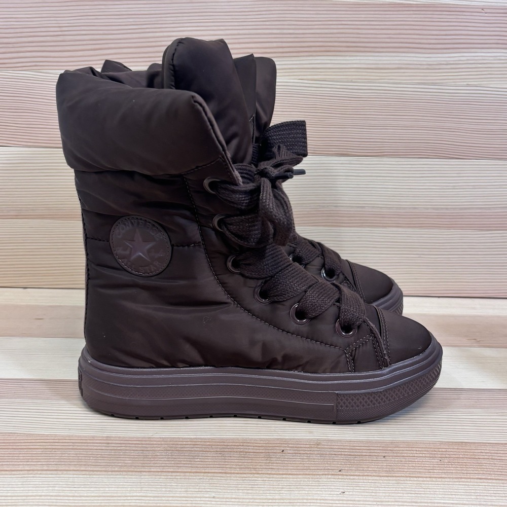 Converse Chuck Taylor All Star Elements Boot X-High Top Brown Woman's Sz 9